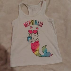 Toddler girls racerback tank top